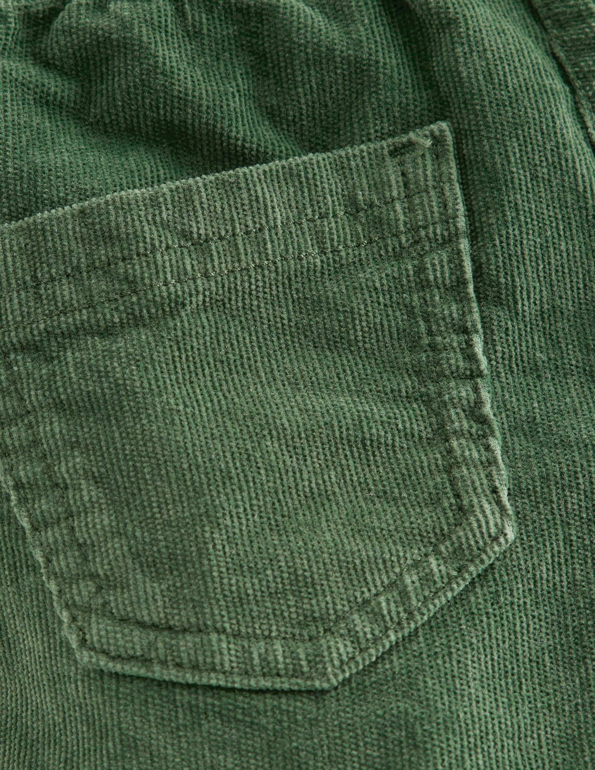 Legging évasé en velours côtelé-VERT-3