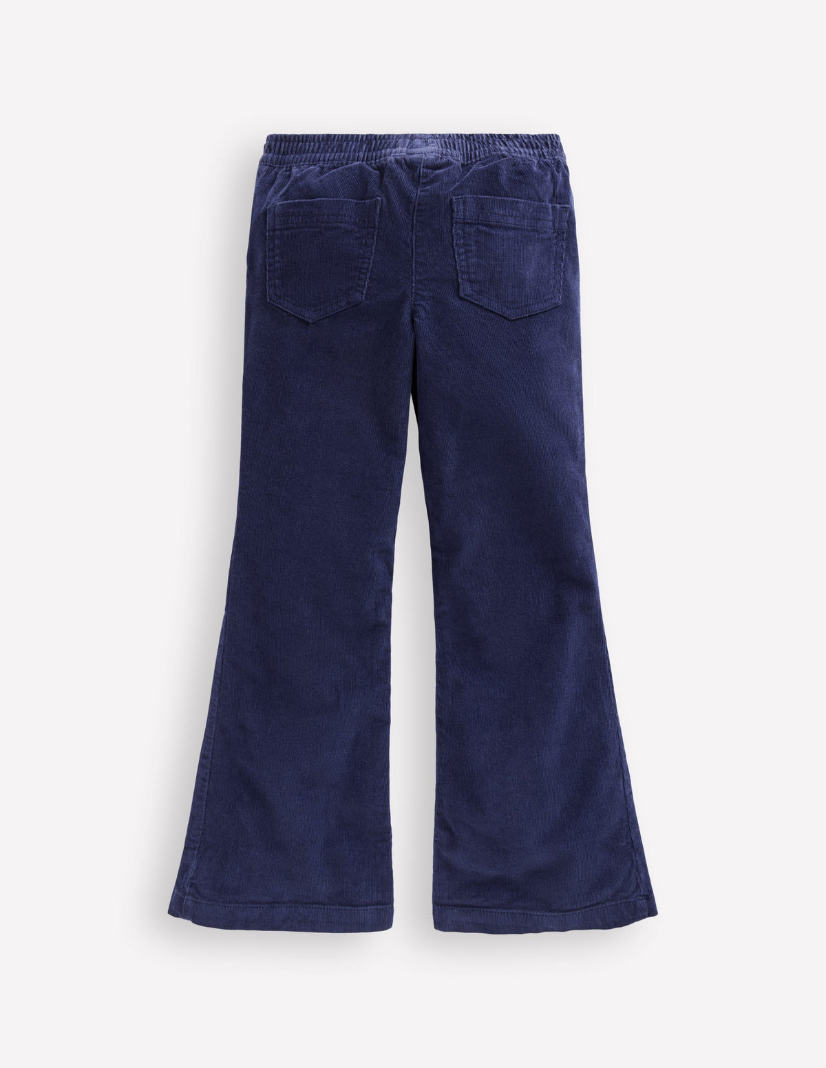 Legging évasé en velours côtelé-Bleu marine universitaire - Image 3