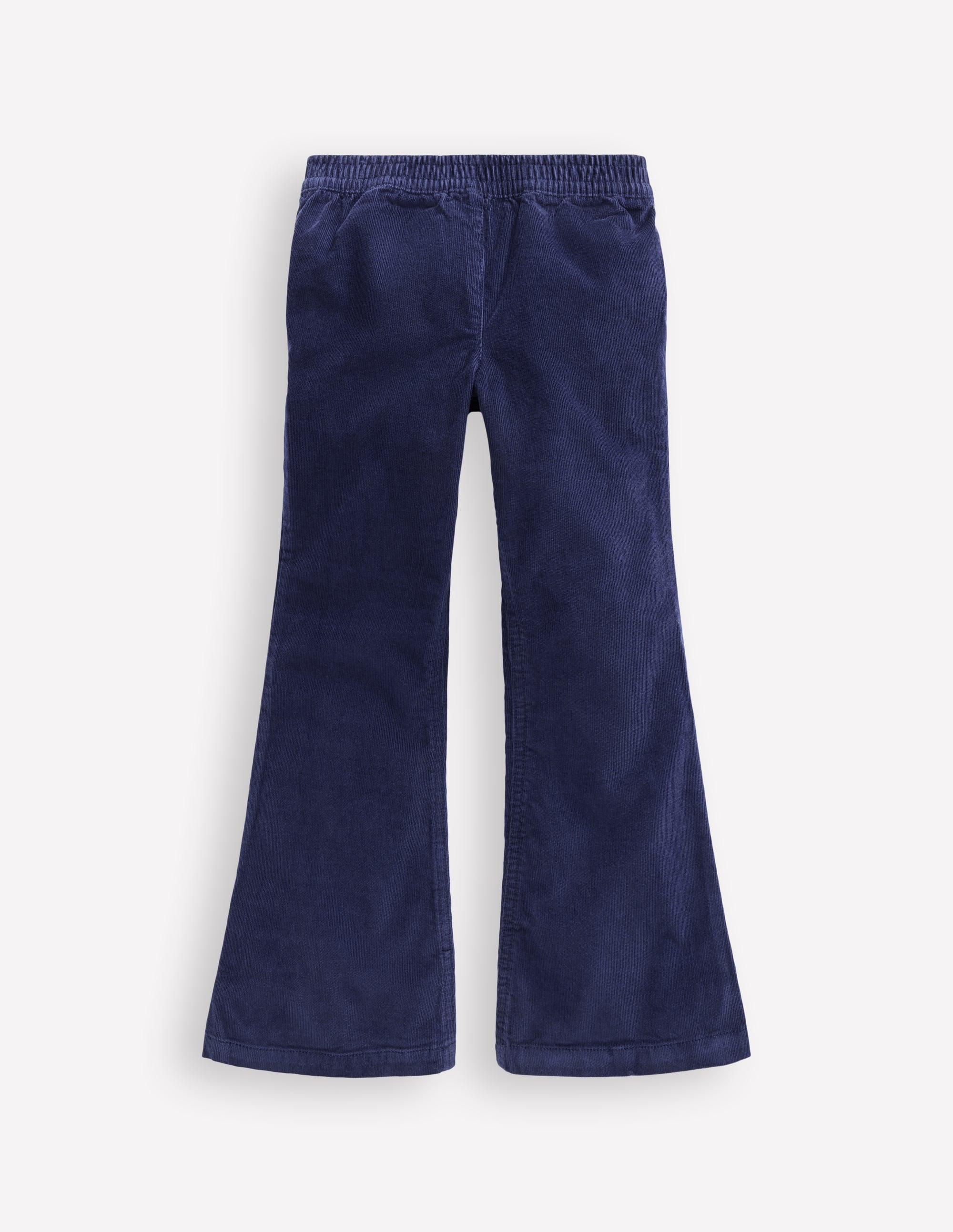 Legging évasé en velours côtelé-Bleu marine universitaire - Image 2