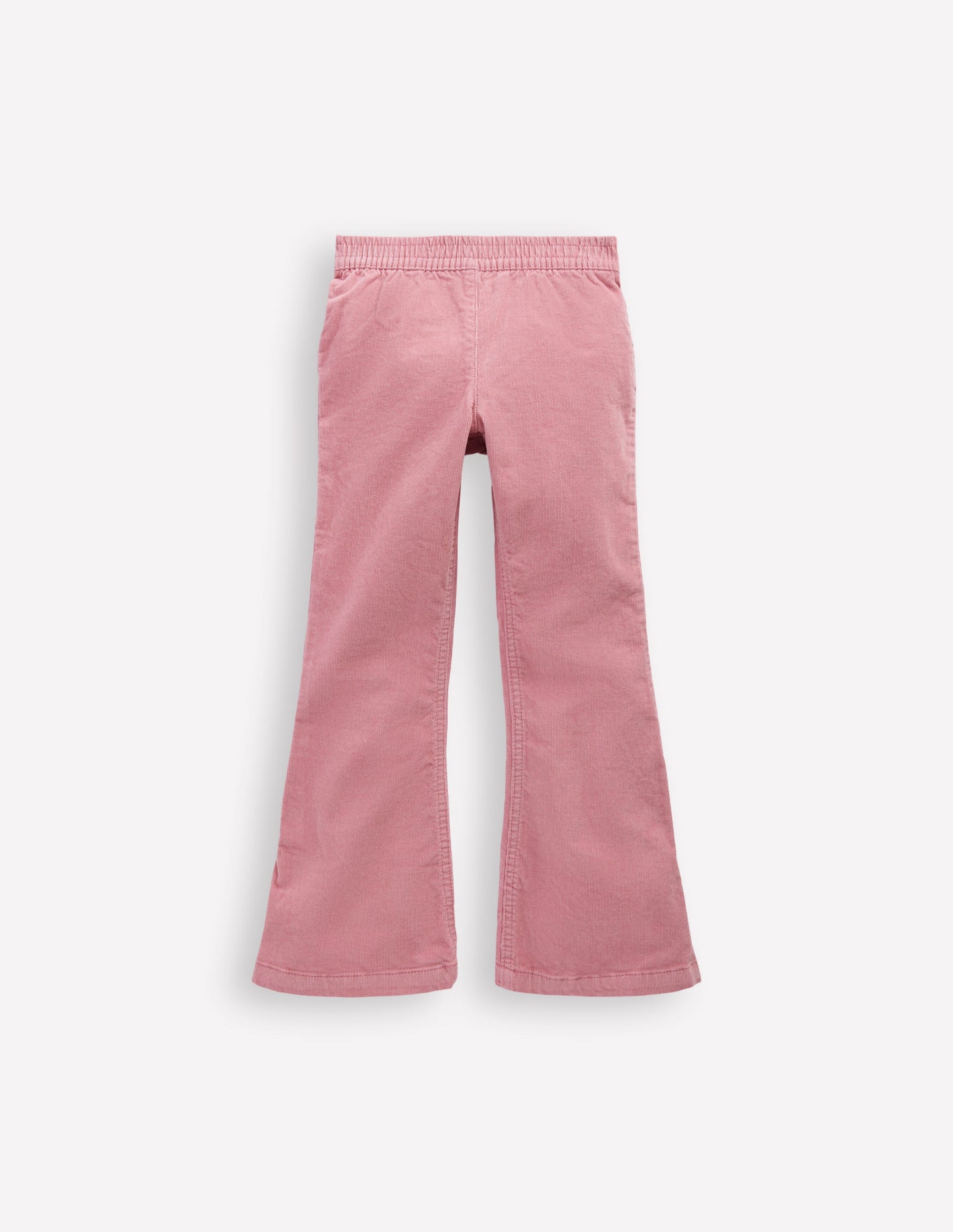 Legging évasé en velours côtelé-Brume rose