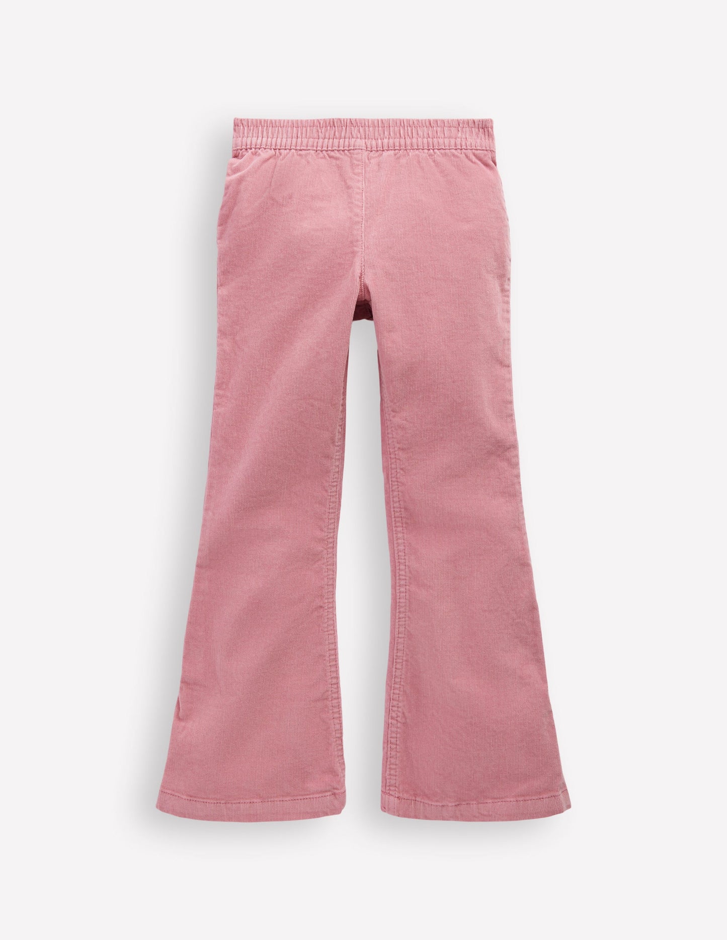 Legging évasé en velours côtelé-Brume rose