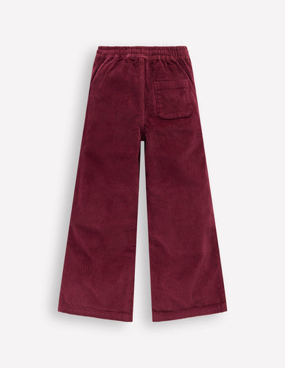 Relaxed Cord Trousers-Deep Wisteria-2