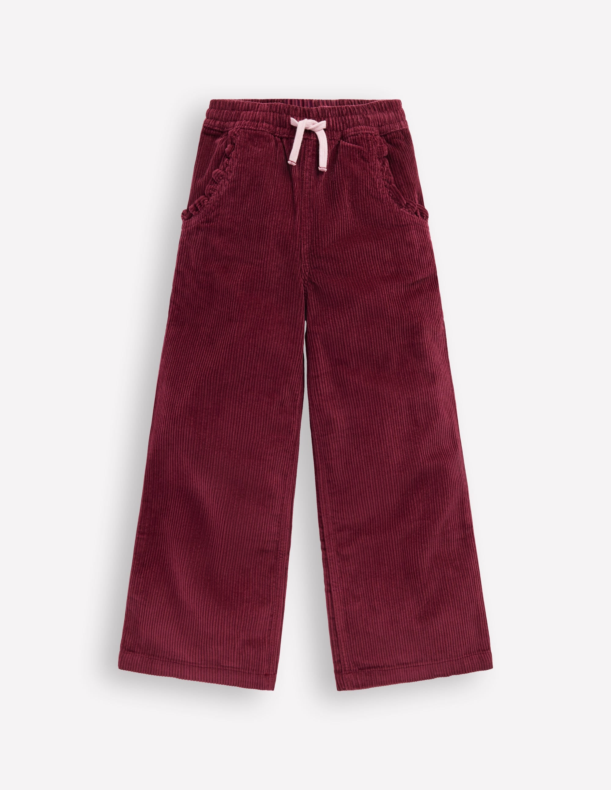 Locker geschnittene Cordhose-Dunkelviolett - Image 1