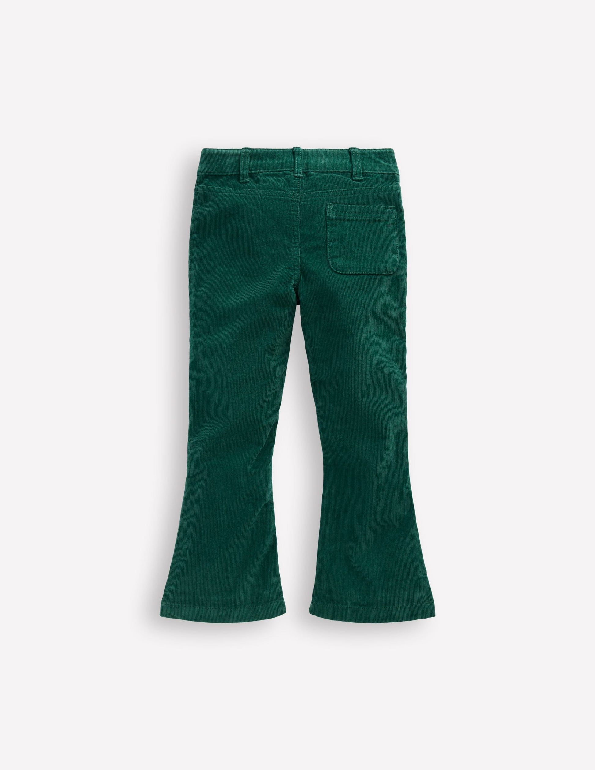 Pantalon évasé-Émeraude nocturne-4