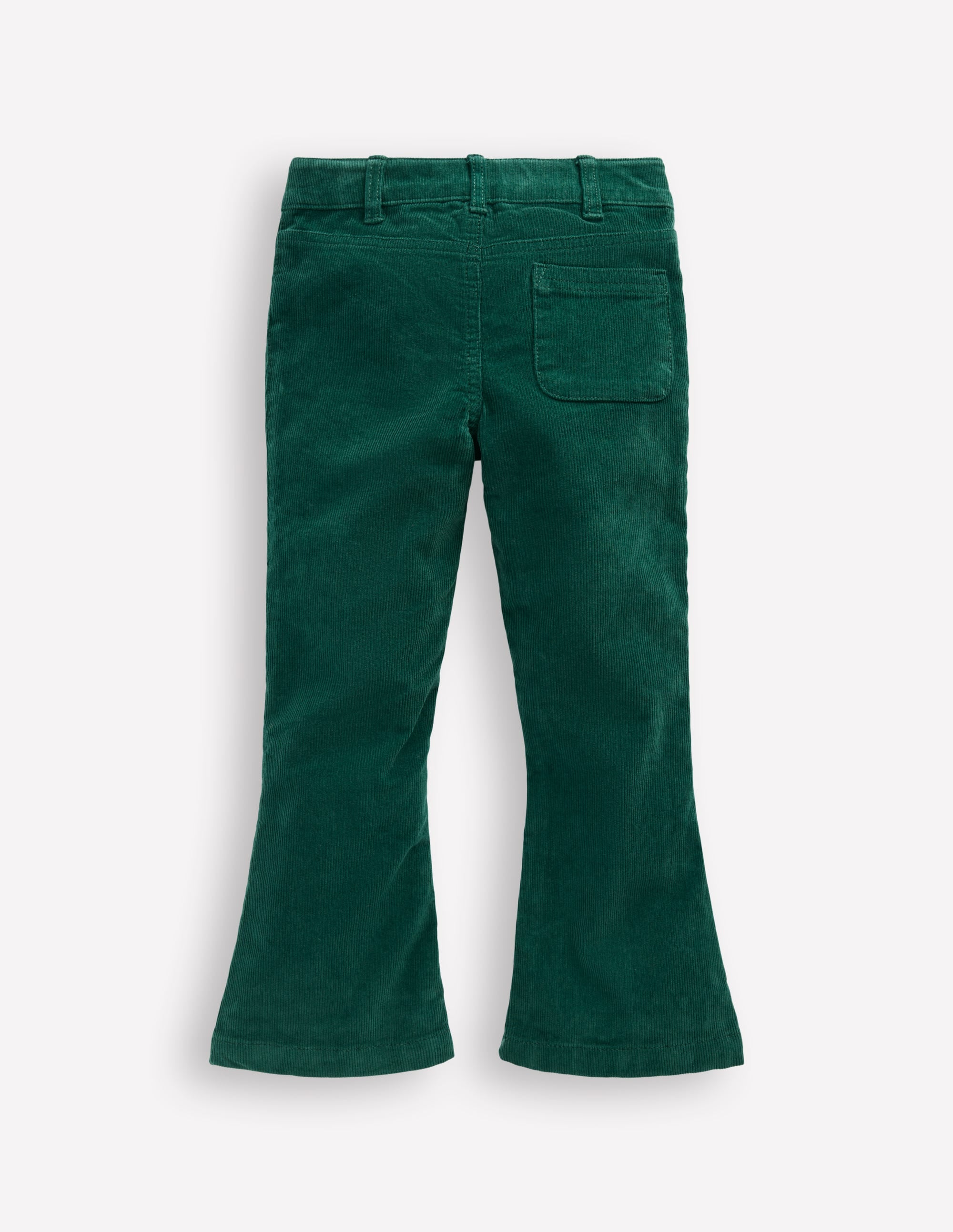 Hose mit leichtem Schlag-Dunkles Smaragdgrün - Image 4