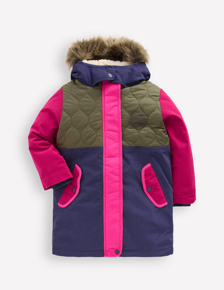 Parka matelassée Joni-Colourblock multi