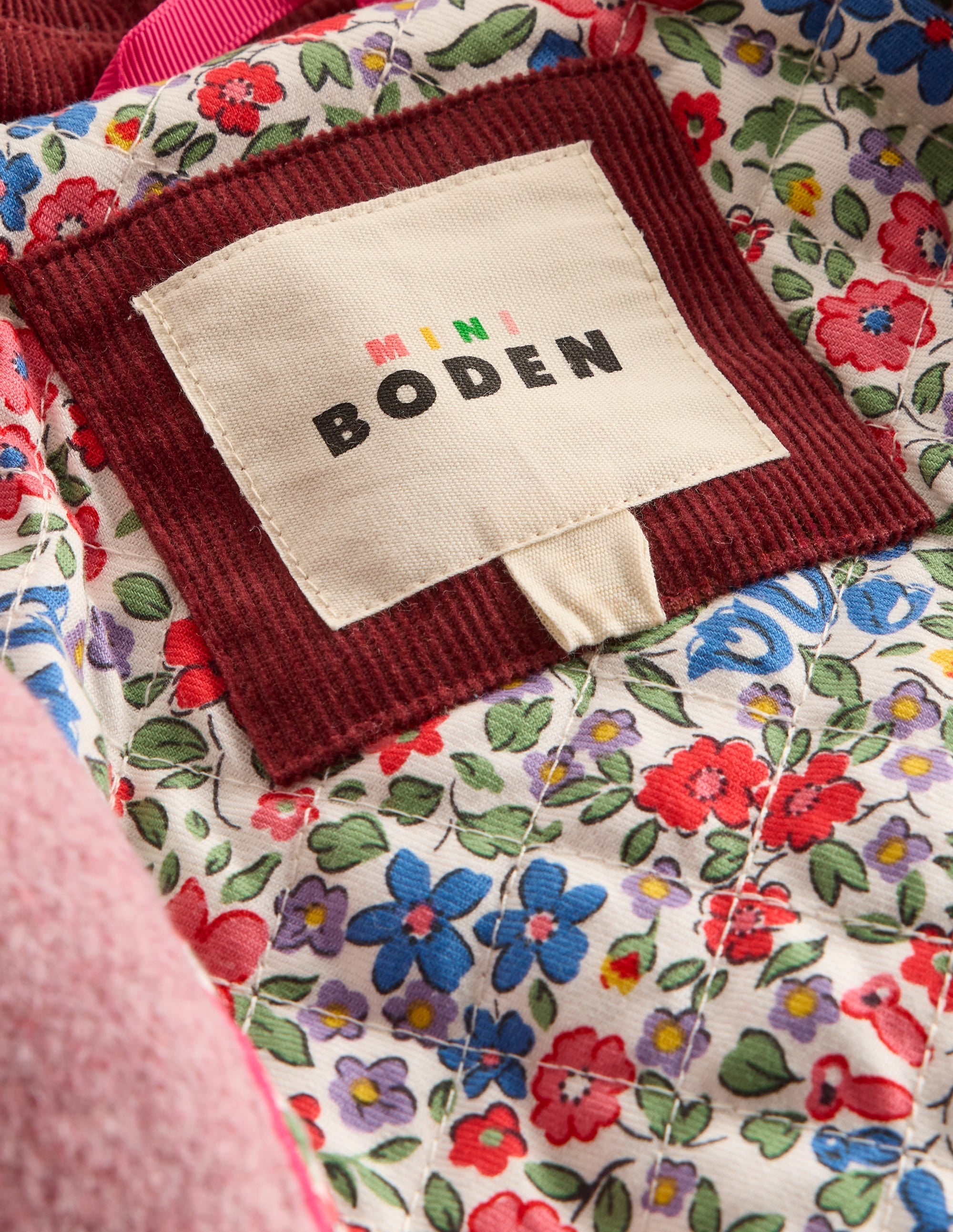 Mantel aus Wollmischung-Rosa Schleier Schleifen - Image 4