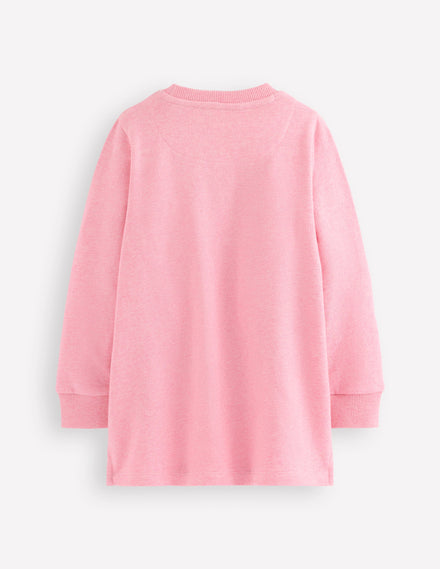 Tunika mit Applikation-Rosa Ballerinas