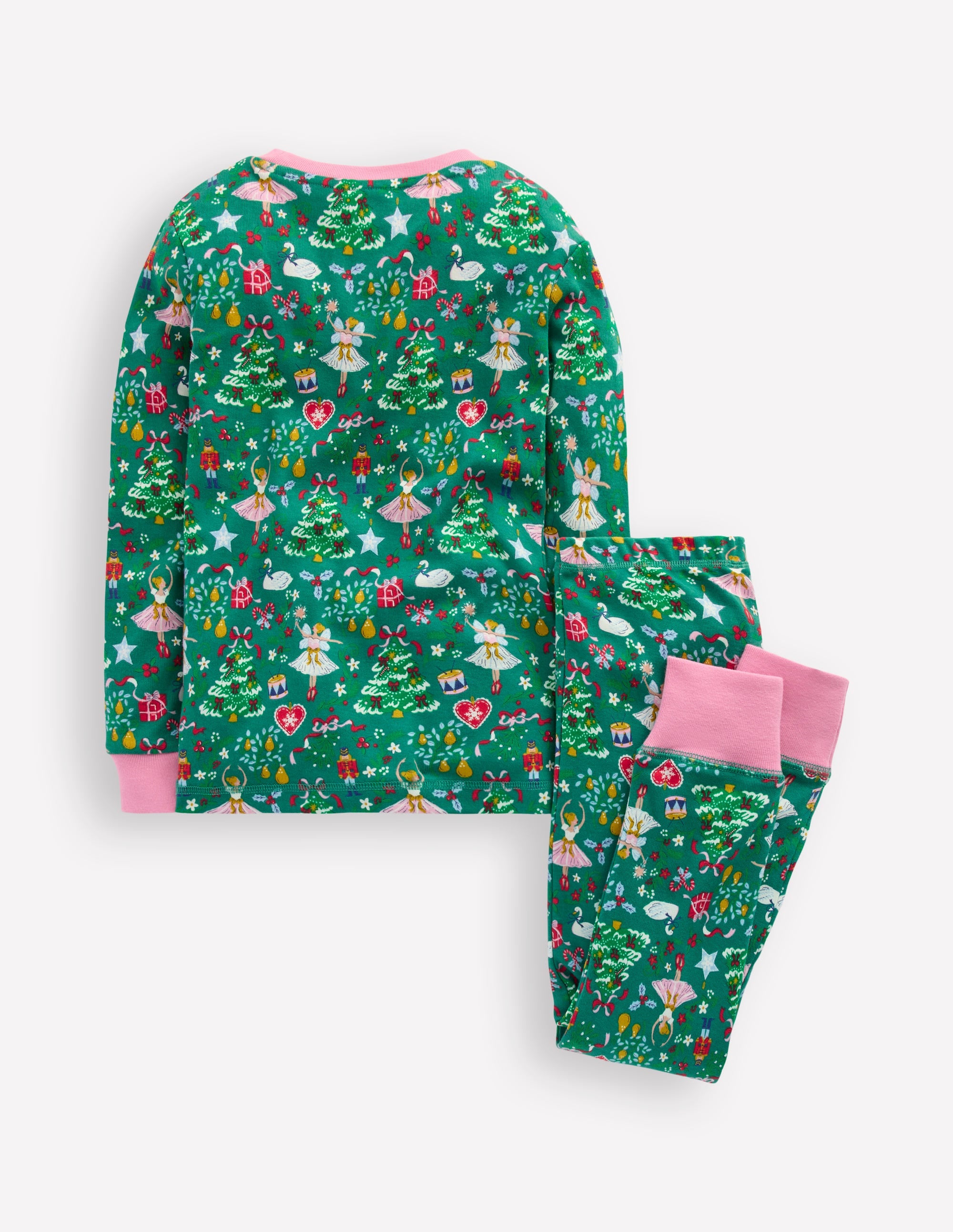 Pyjama phosphorescent douillet-Casse-noisette vert joyau - Image 2