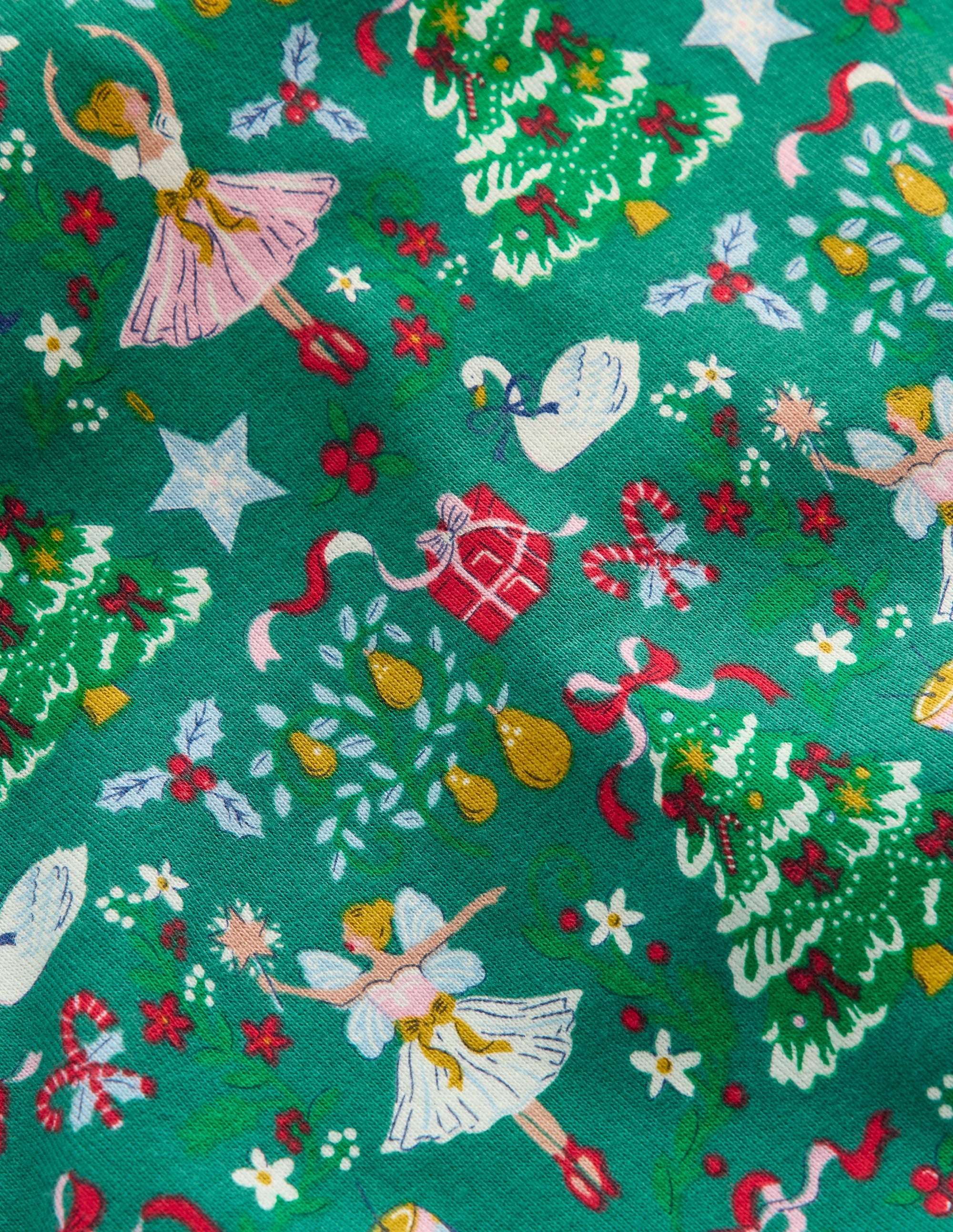 Pyjama phosphorescent douillet-Casse-noisette vert joyau - Image 3