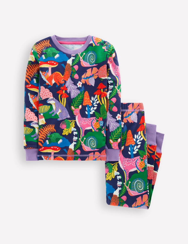 Snug Glow-in-the-dark Pyjamas-Rainbow Forest
