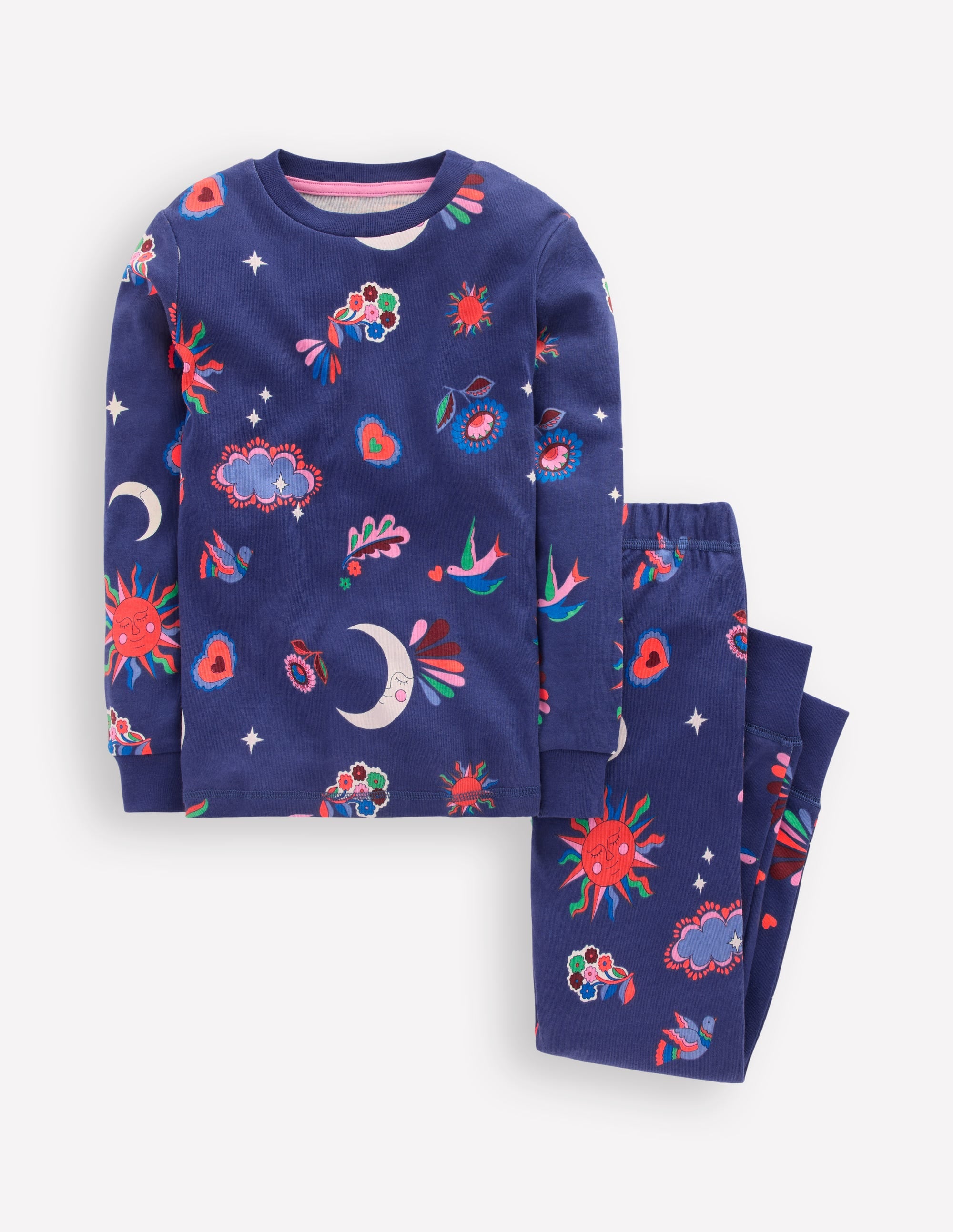 Pyjama phosphorescent douillet-Motif céleste bleu tribord - Image 3