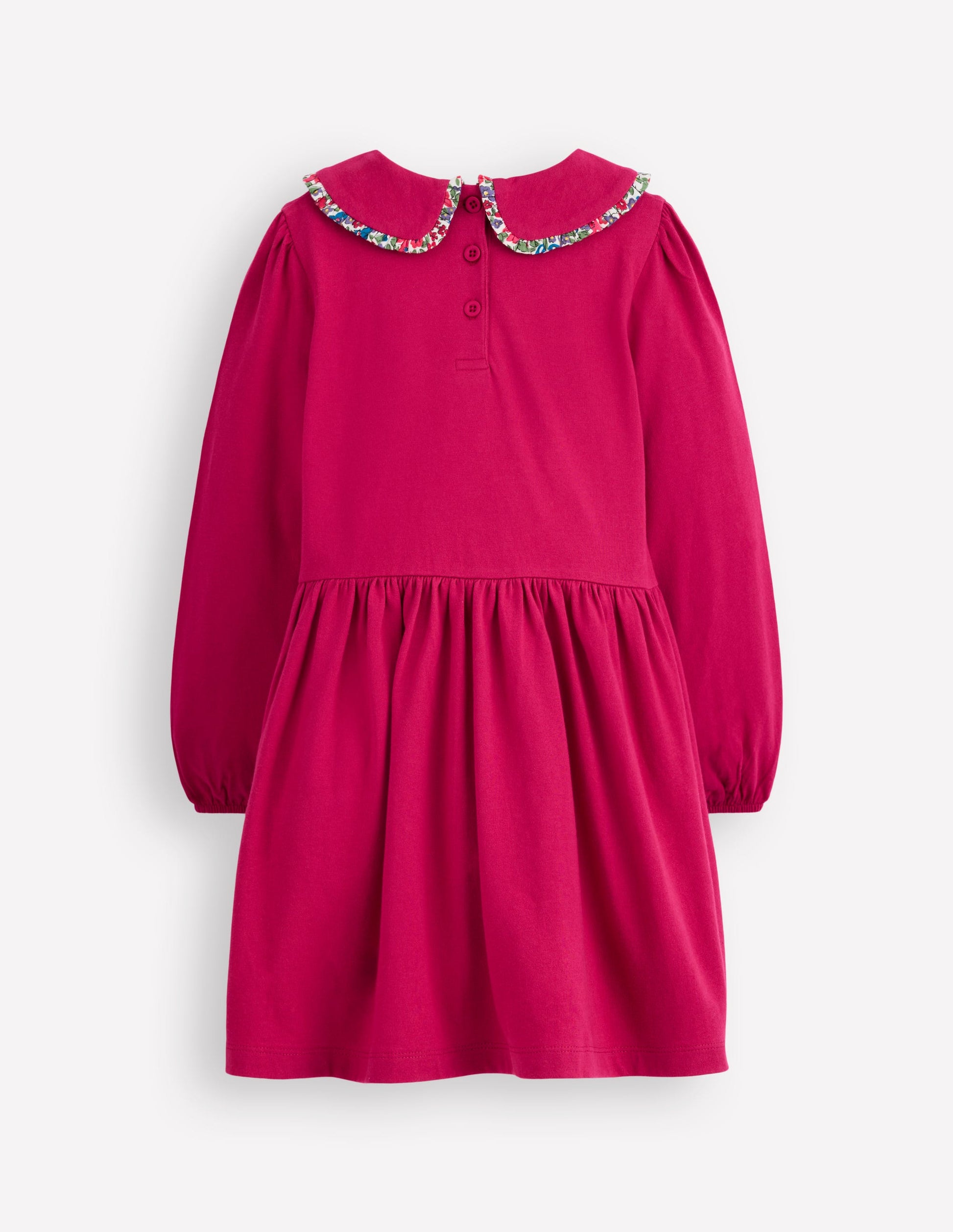 Hübsches Jerseykleid mit Applikation-Kirschkonfitüre Pferde-2