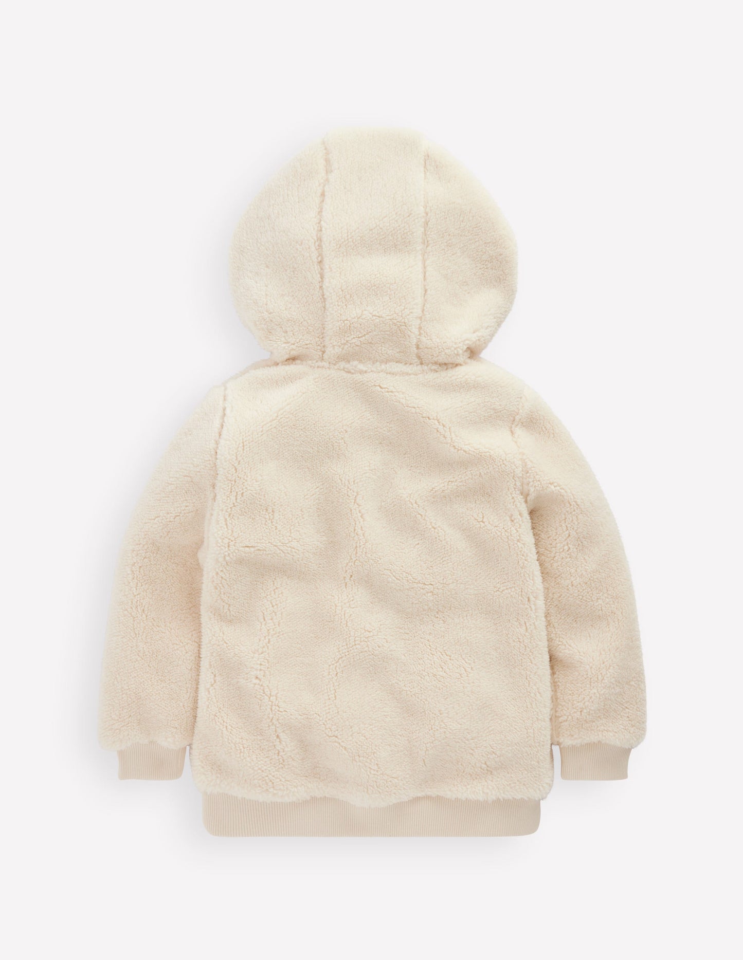 Cosy Fleece Half-Zip Hoodie-Oatmeal