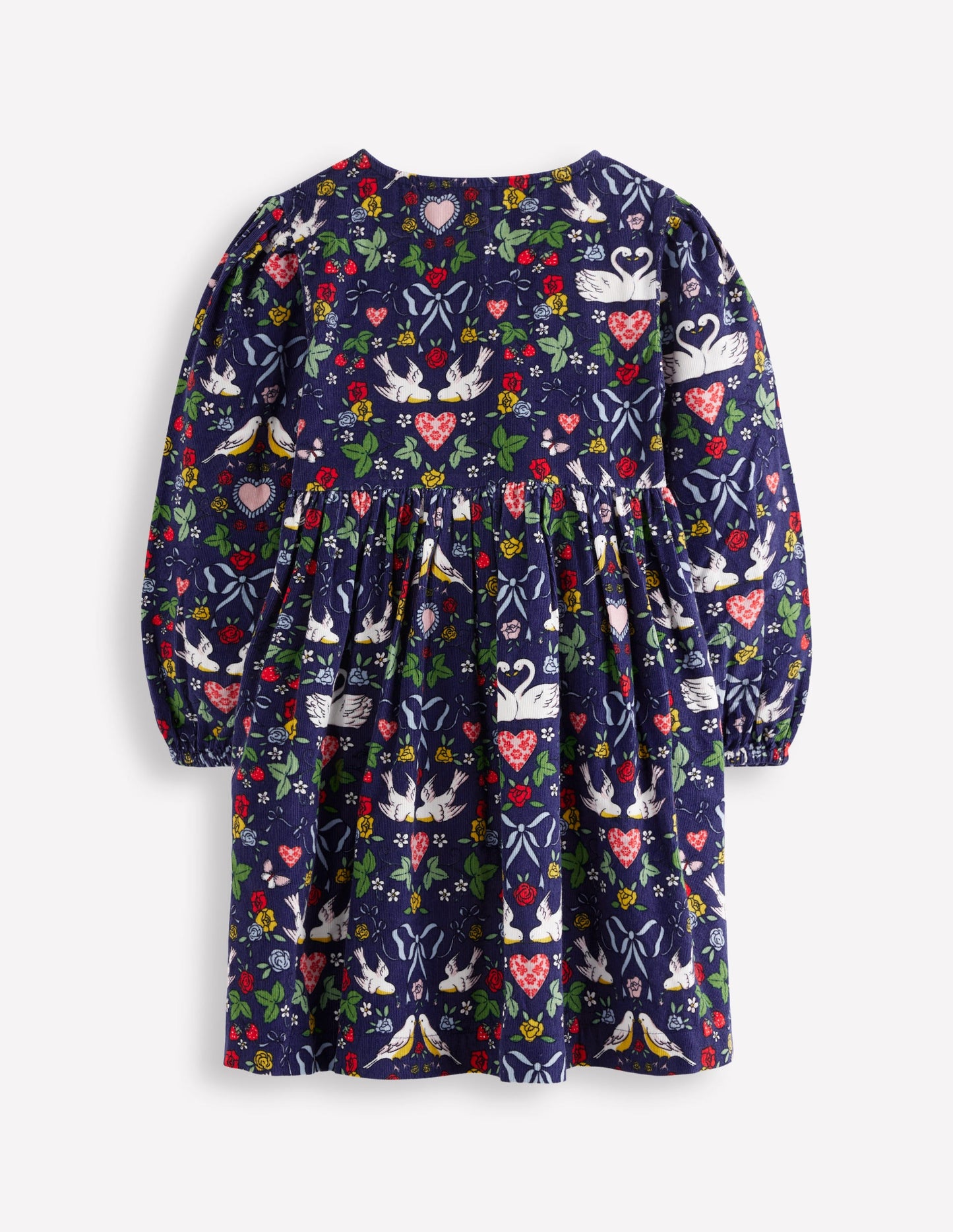 Robe boutonnée à nœud-Tourtereaux bleu tribord