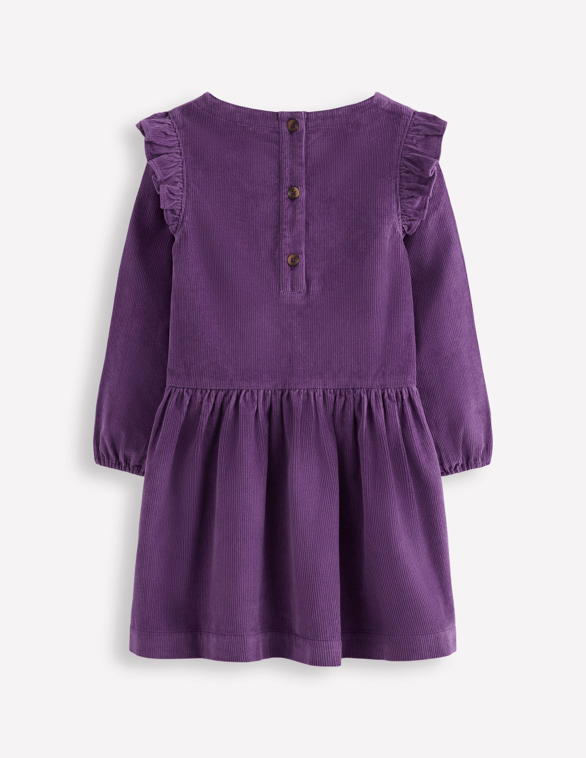 Robe à logo en velours côtelé-Cerises violet mystique-2