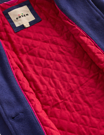 Manteau chic sensationnel-Arc-en-ciel cerise bleu tribord-5