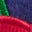 Manteau chic sensationnel-Arc-en-ciel cerise bleu tribord
