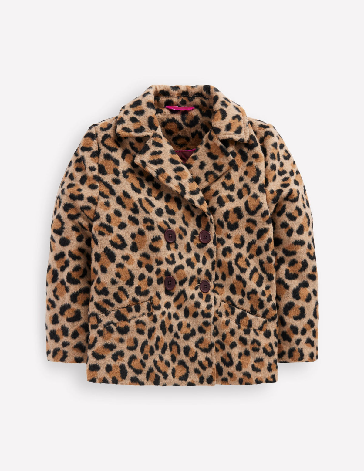 Pea Coat-Large Leopard Spot - Image 1