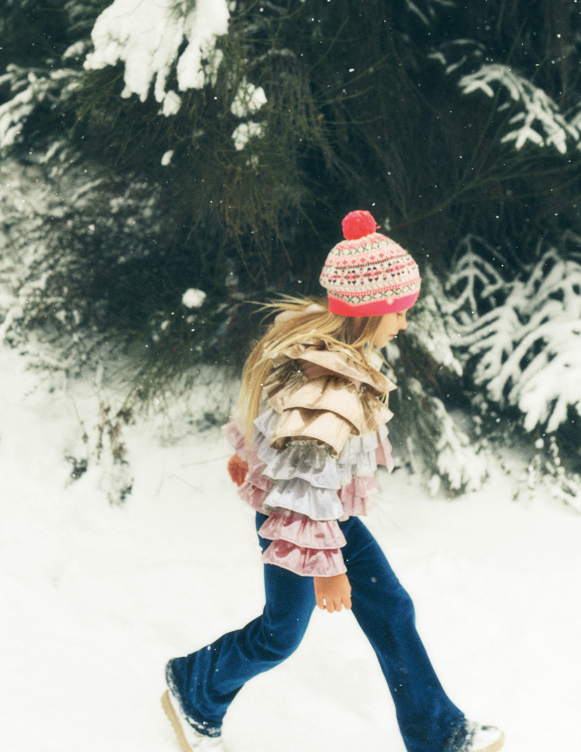 Gestufte Jacke in Metallic-Optik-Metallic Blockfarben-1