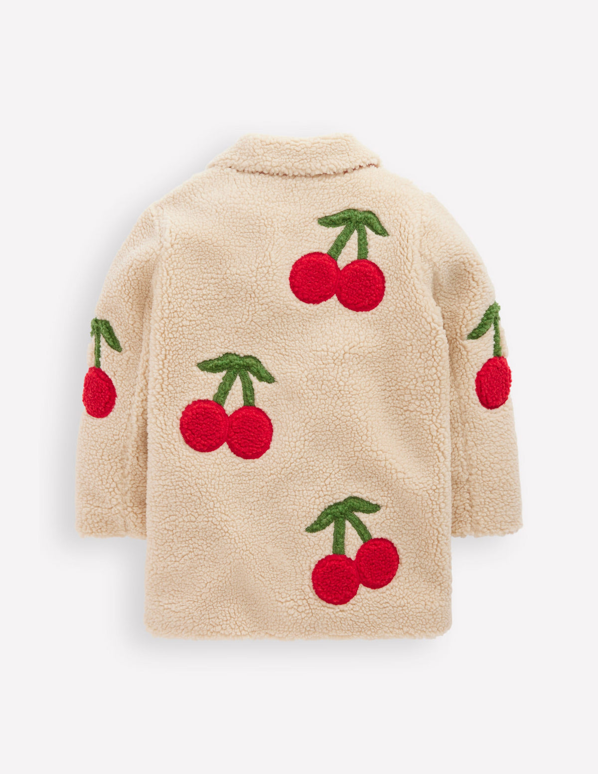 Borg Interest Jacket-Cherry Applique - Image 2