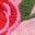 Hübsches Oberteil mit Stickerei-Vintage-Rosa Stickerei