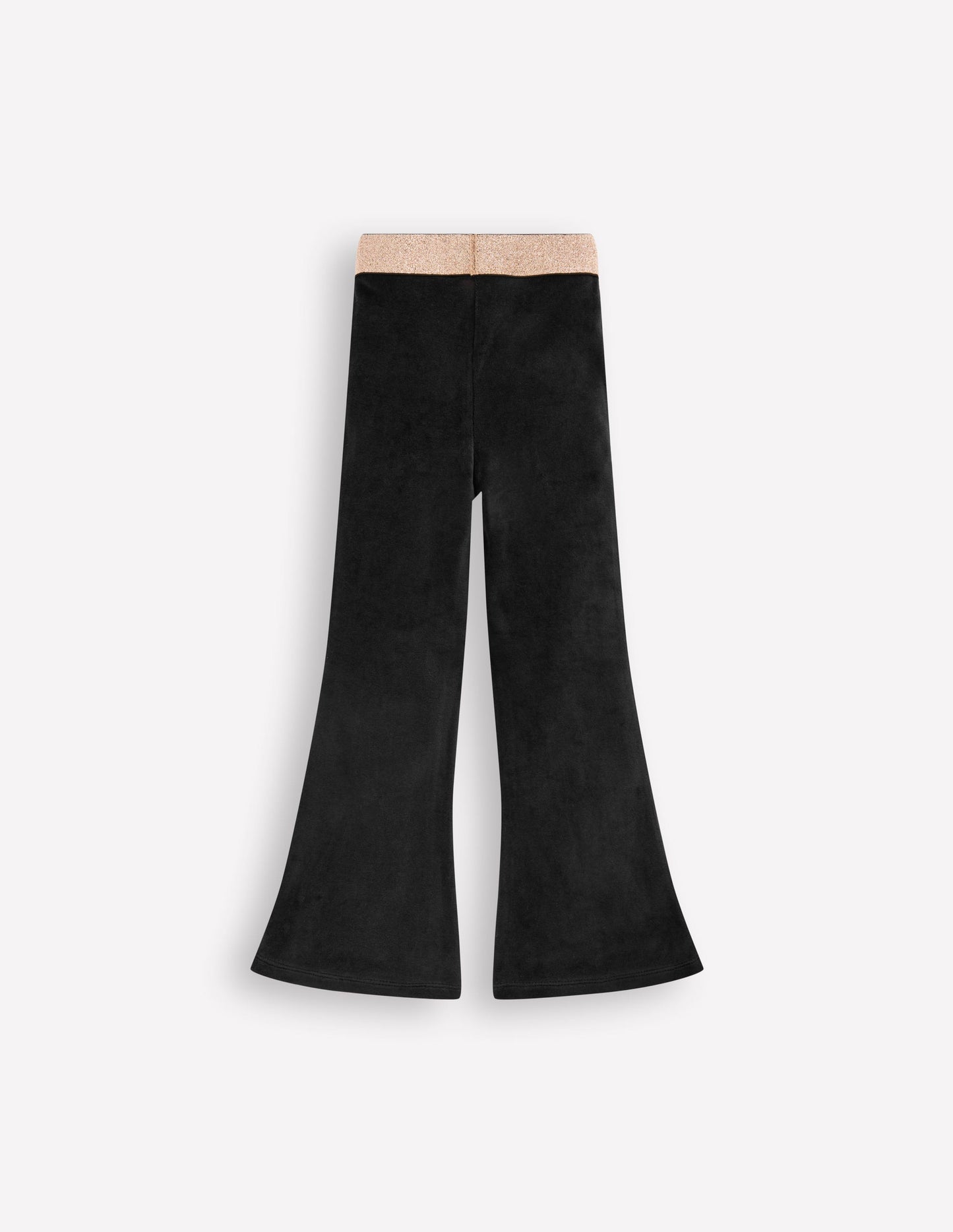 Ausgestellte Samtleggings-Schwarz