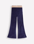 Ausgestellte Samtleggings-Schuluniform-Marineblau