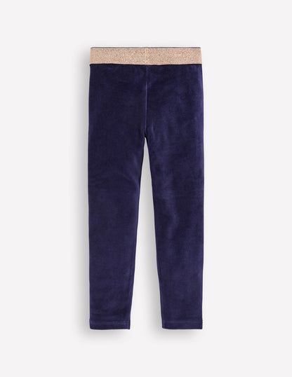 Velvet Leggings-Starboard Blue-2
