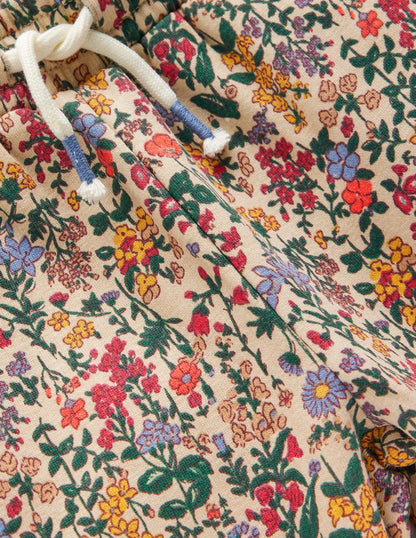 Gemütliche Jogginghose-Filigranes Blumenmuster-5