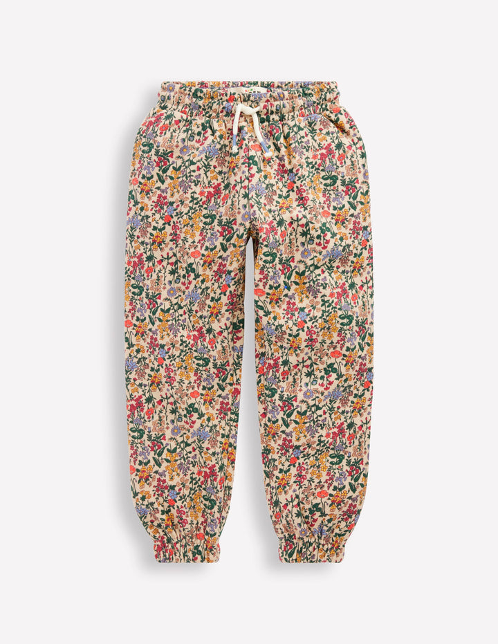 Bequeme Jogginghose mit Druck-Filigranes Blumenmuster