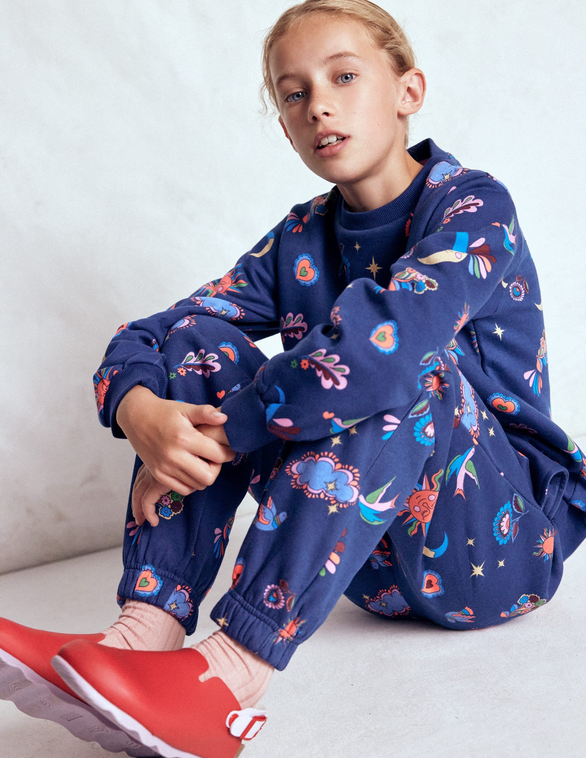 Bas de jogging cosy imprimé-Motif Celestial bleu marine universitaire - Image 2