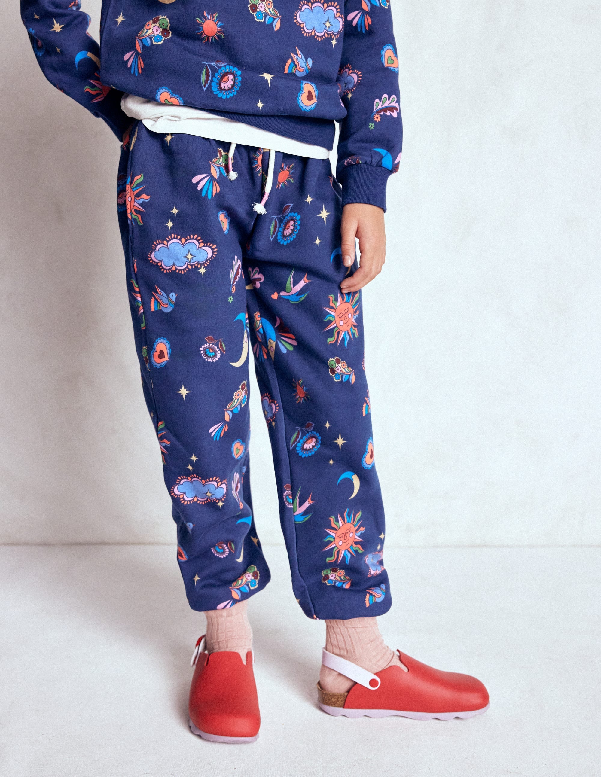 Bas de jogging cosy imprimé-Motif Celestial bleu marine universitaire - Image 4