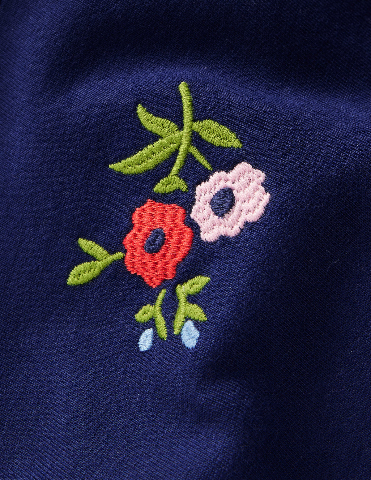 Besticktes Tunika-Set-Schuluniform-Marineblau Stickerei - Image 3