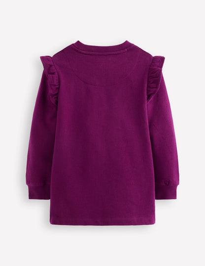 Heart Pocket Tunic-Deep Wisteria Hearts-1