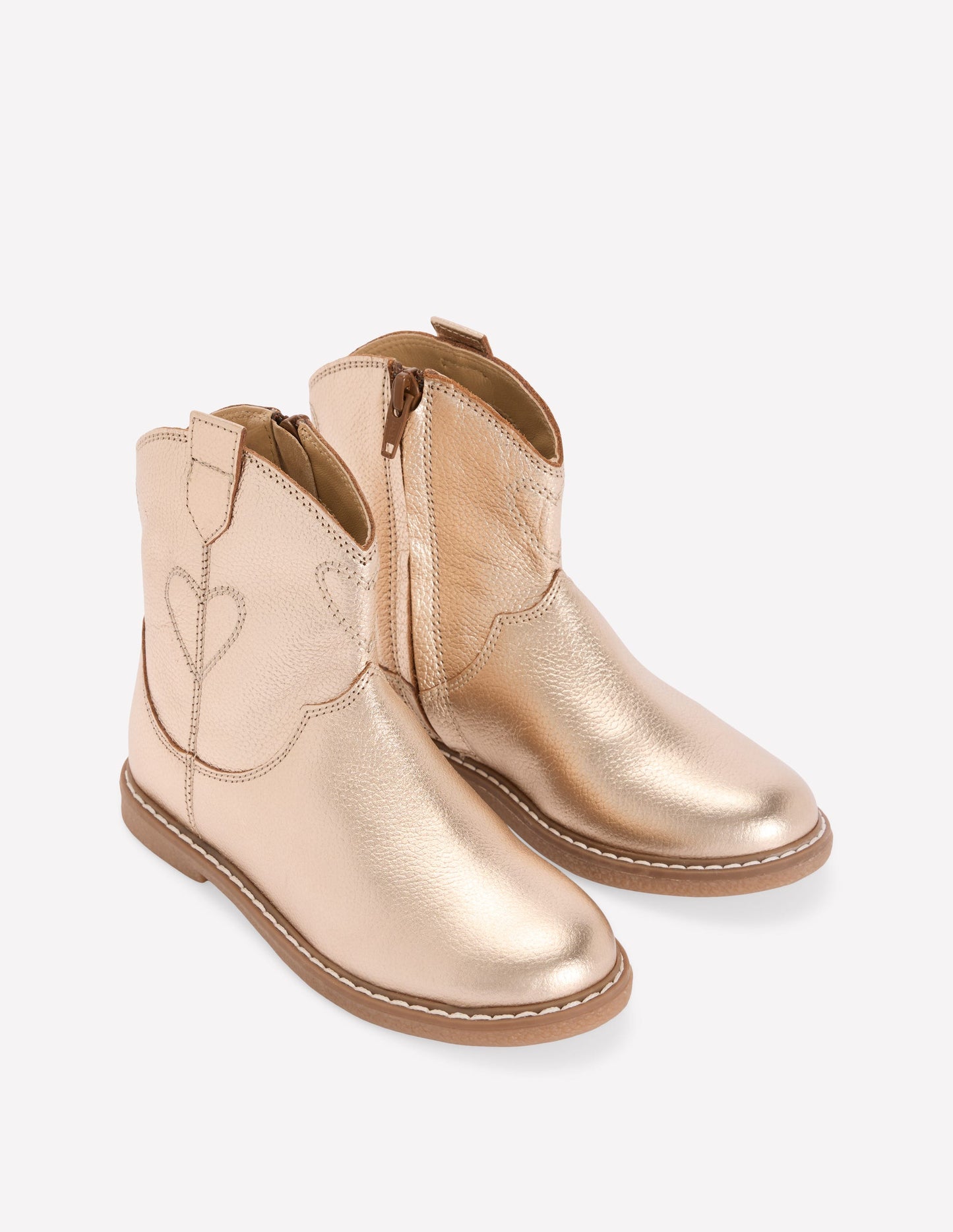 Westernstiefel-Gold