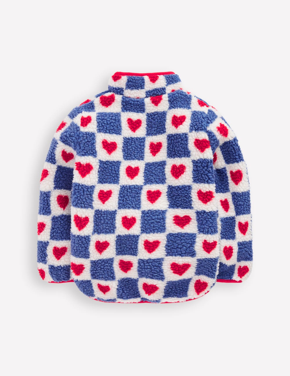 Veste zippée Eden en borg-Motif Heart Stamp bleu