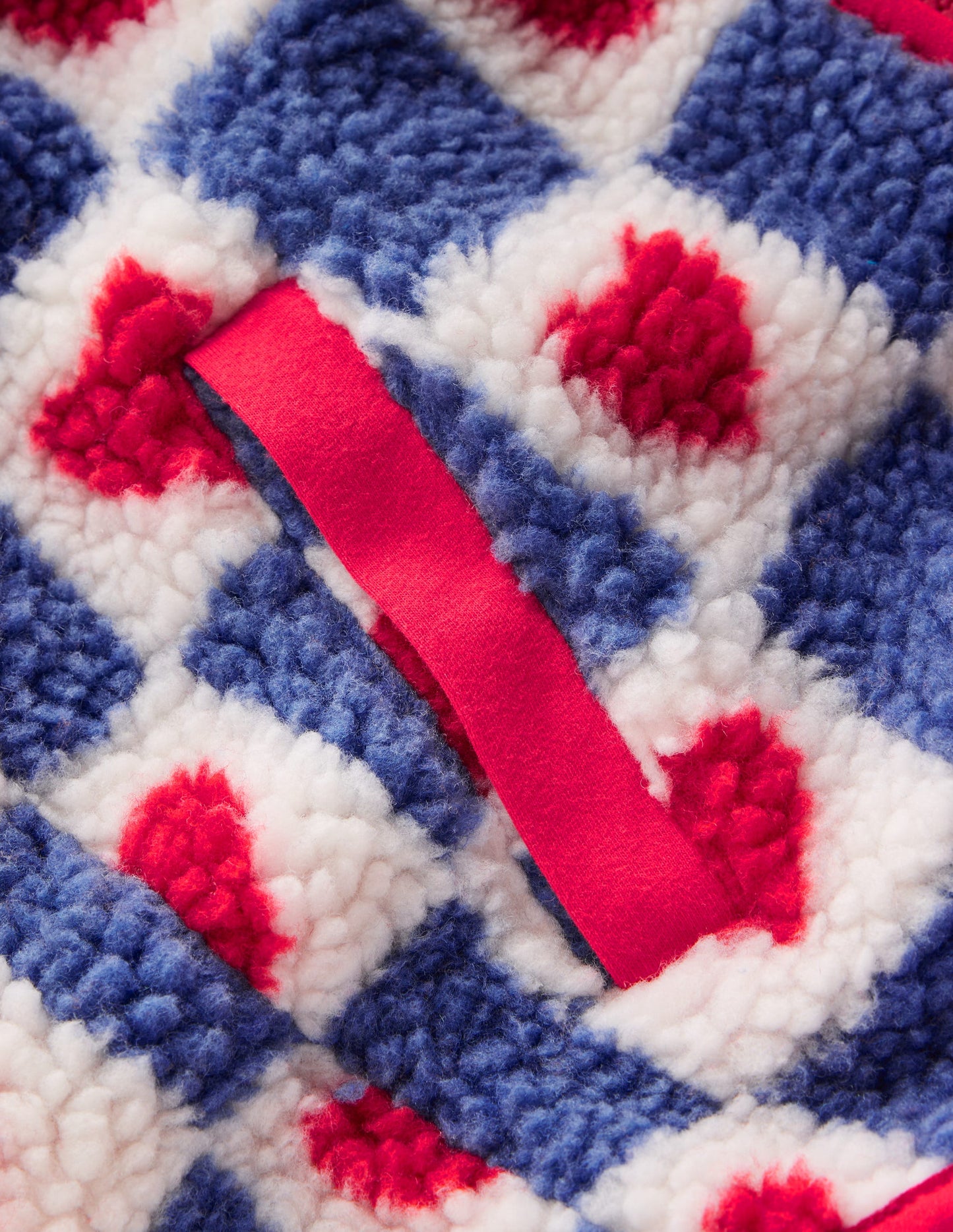 Veste zippée Eden en borg-Motif Heart Stamp bleu