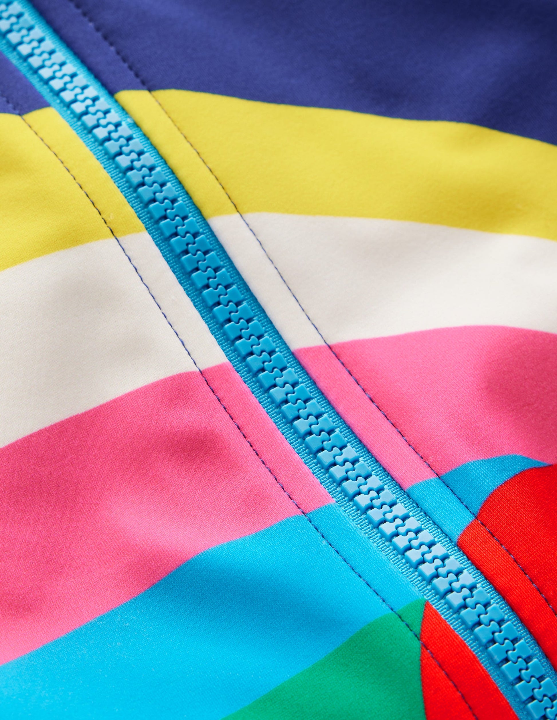 Maillot de bain à manches longues-Cœur arc-en-ciel-3