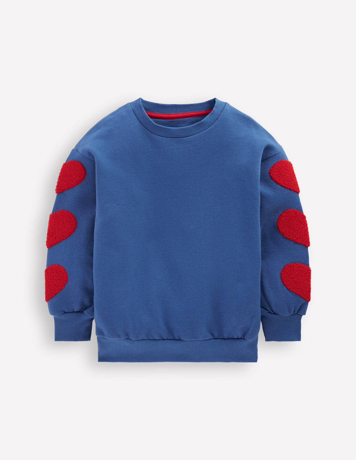 Bobbie Sweatshirt mit Applikation-Blauhäher Herzen - Image 4