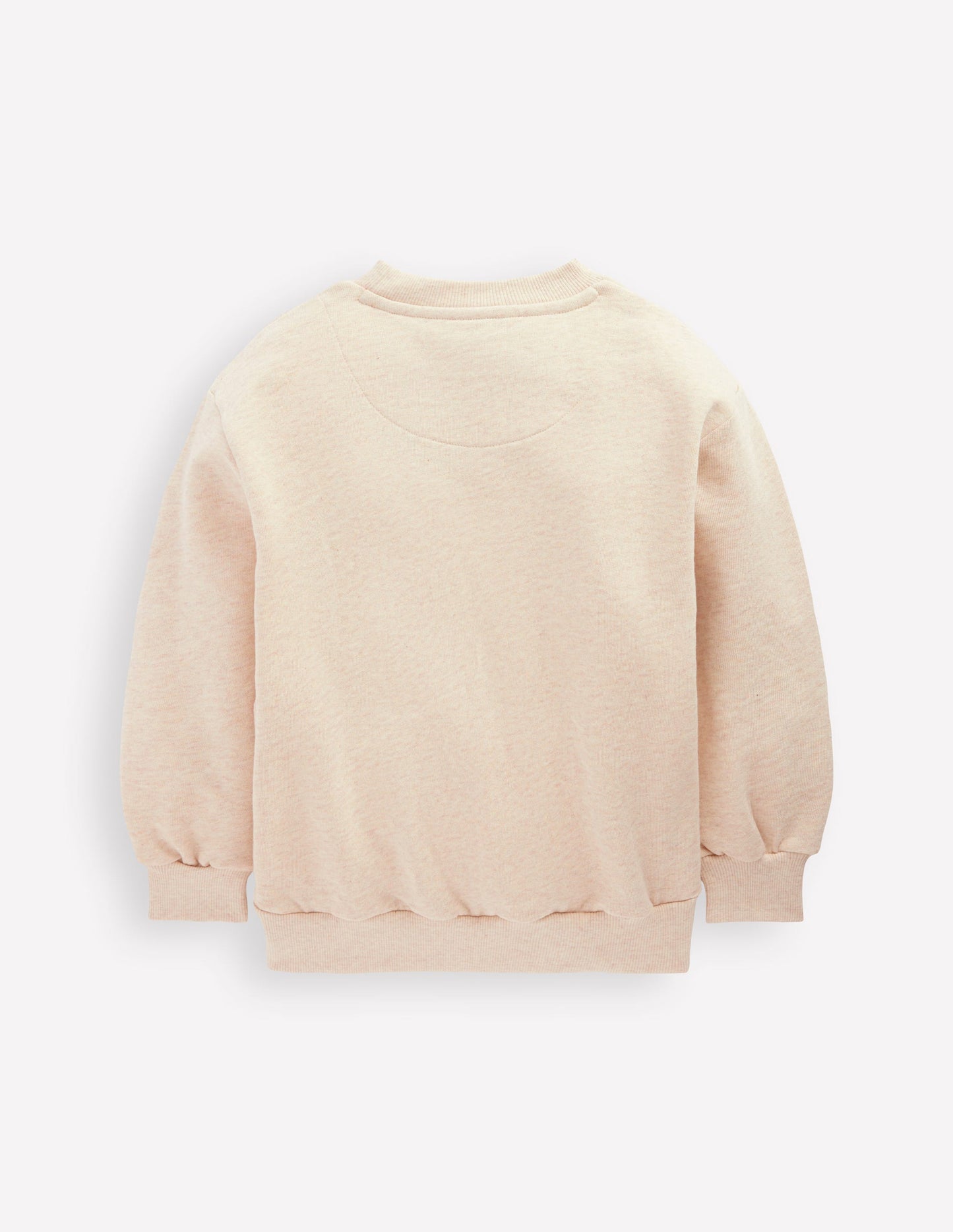 Bobbie Sweatshirt mit Applikation-Naturweiß Regenbogen