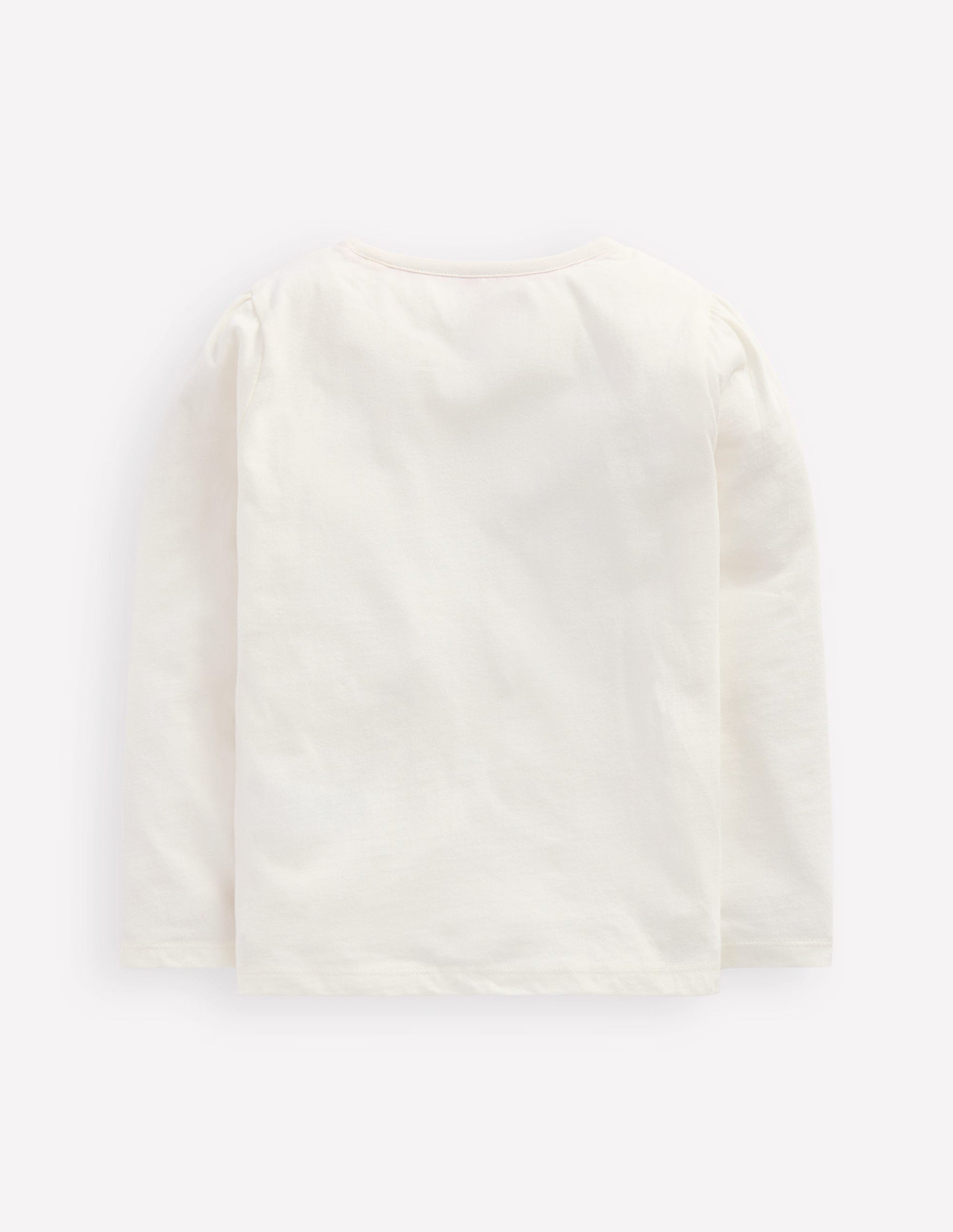 Puff Sleeve Appliqué  T-shirt-Soft Ivory Nutcracker-3