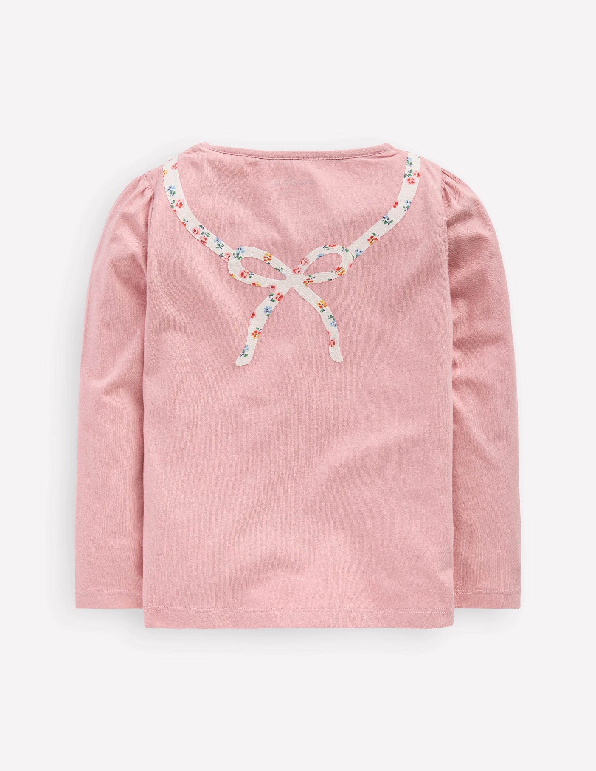 Langarmshirt mit Puffärmeln und Applikation-Vintage-Rosa Schlittschuhe - Image 2