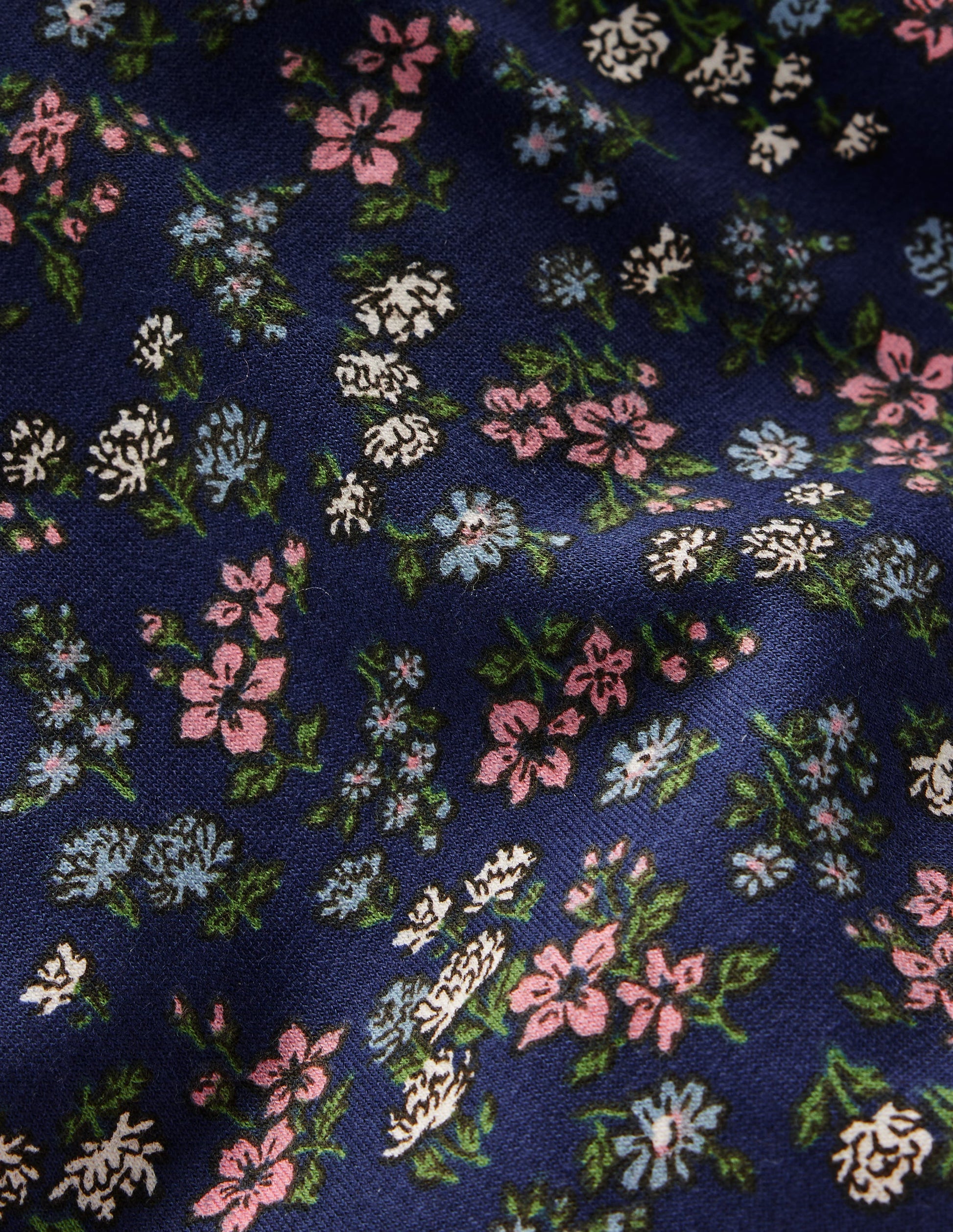 Sweat à capuche imprimé-Motif Meadow Floral bleu tribord-4