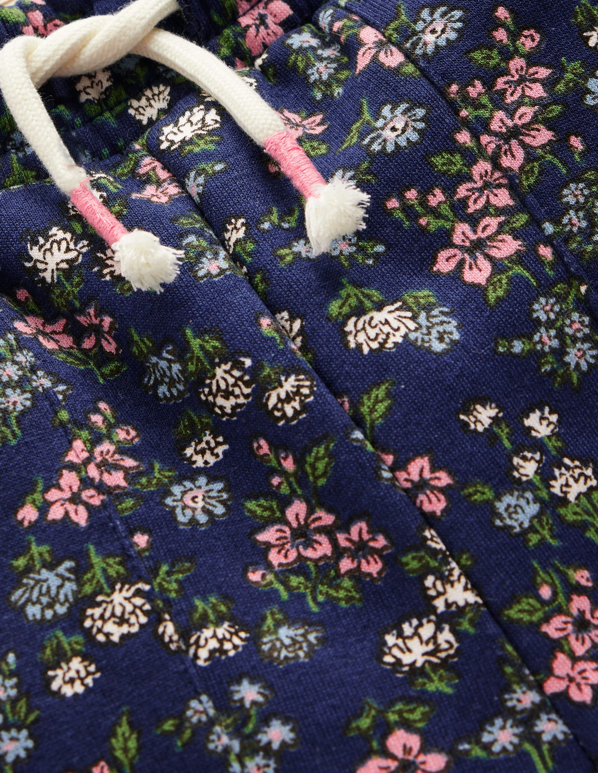 Bas de jogging large imprimé-Motif Meadow Floral bleu tribord-3