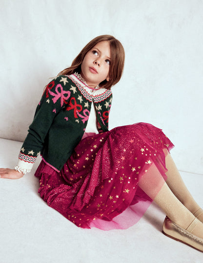 Tüll-Midirock mit Rüschen-Kirschkonfitüre-3