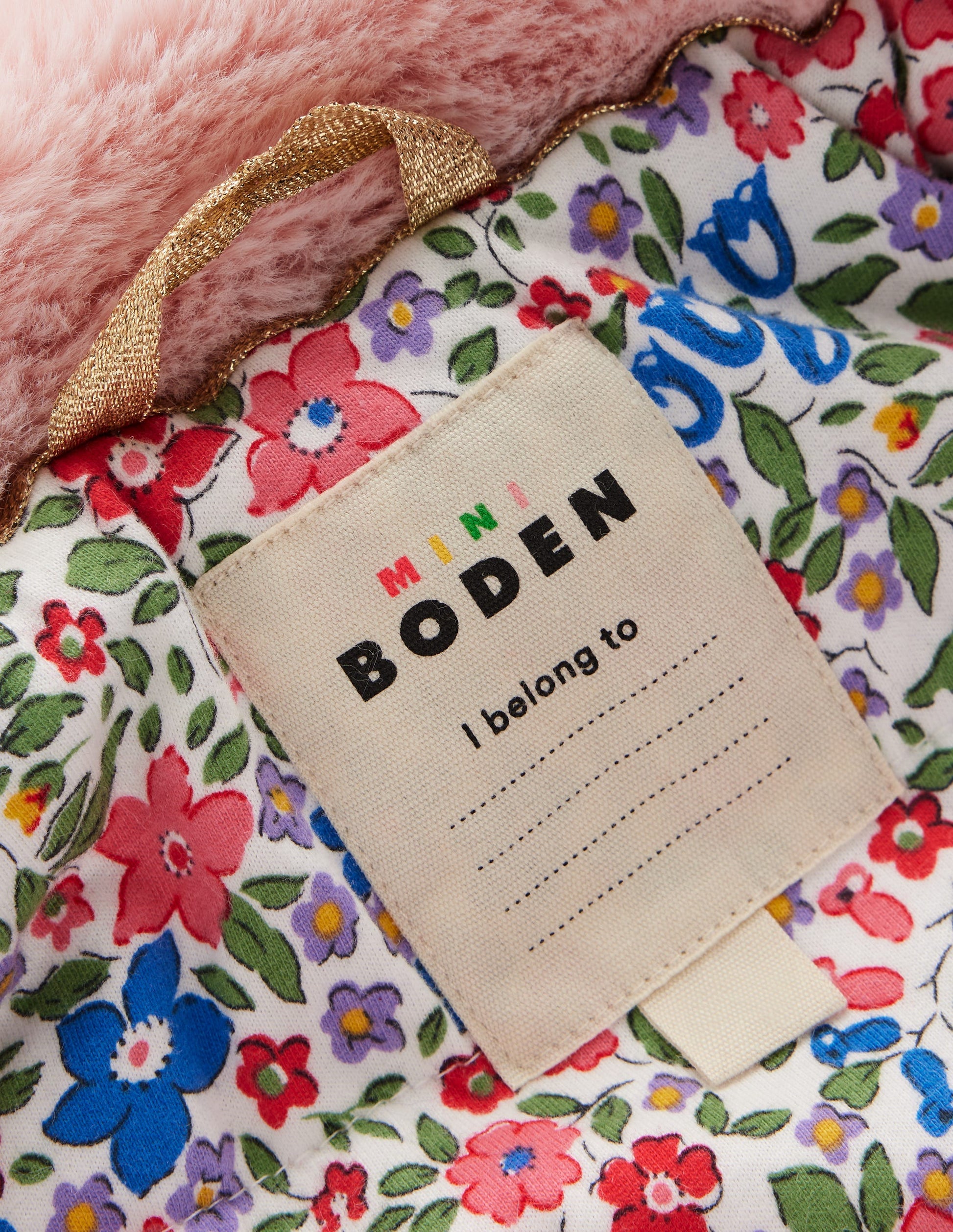 Manteau en fausse fourrure à col-ROSE-5