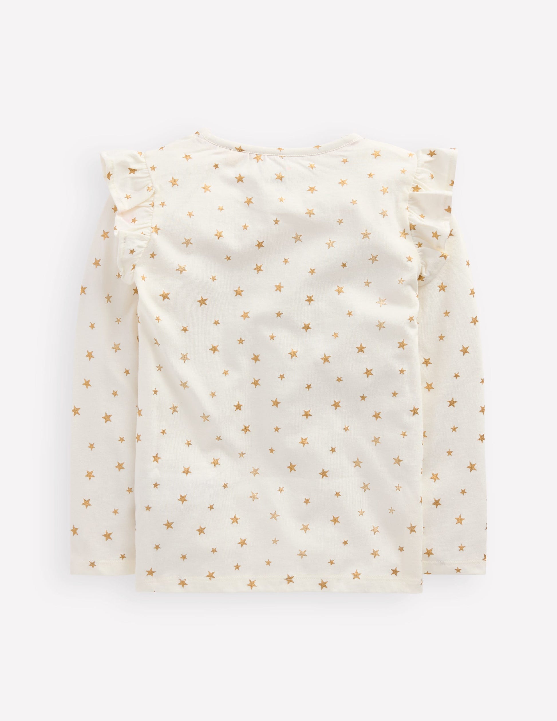 Langarmshirt mit Rüschenärmeln und Applikation-Naturweis Feen-2