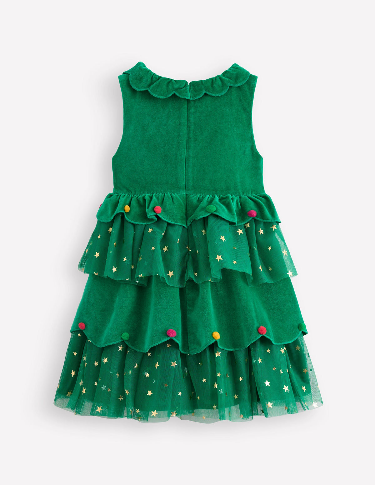 Tüllkleid mit Weihnachtsbaum-Waldgrün - Image 2