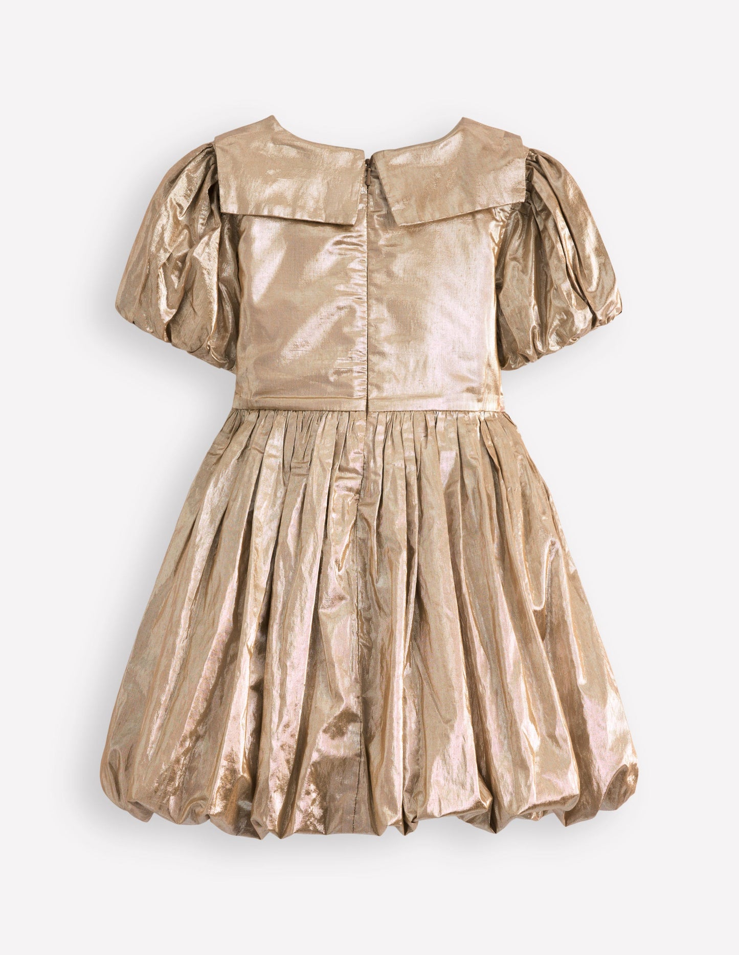 Partykleid mit Ballonsaum-Gold